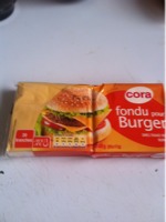 Cora 20 tranches fromages fondus pour hamburger 340g