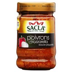 Sauce pastagusto poivrons et mozzarella