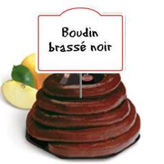 Bahier, Boudin noir pommes brasse, au rayon traditionnel, a la coupe