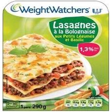 Lasagne bolognaise aux petits legumes et basilic WEIGHT WATCHERS, 290g