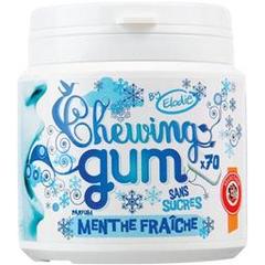 Chewing-gum sans sucres menthe fraiche, la box, 100g