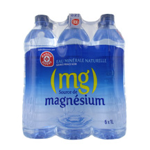 Eau minerale naturelle Source de magnesium 6x1l