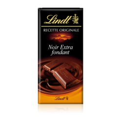 Chocolat noir extra superieur LINDT, 100g
