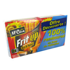 Frites micro ondables Frit'Up hot et spicy MC CAIN, 180g