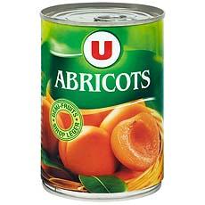 Abricots au sirop leger U, 235g