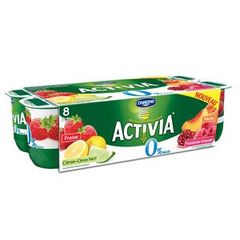Activia bifidus fruits 0% panaché 8x125g