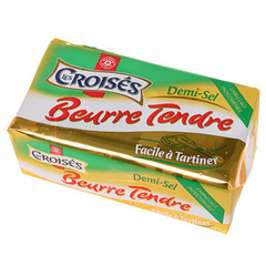 Beurre demi-sel Les Croisés Tendre - 250 gr