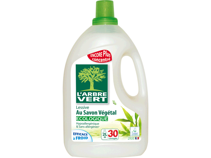 Lessive liquide savon vegetal ecologique