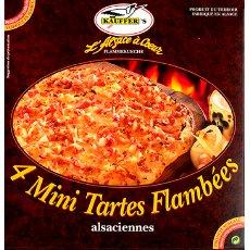 Mini tartes flambees Alsaciennes KAUFFER'S, 4x115g