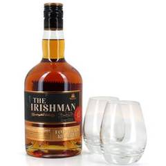 Scotch whisky single malt avec 2 verres