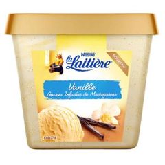 La Laitière crème glacée vanille bac 430G