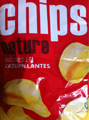 Chips blondes et croustillantes 350g
