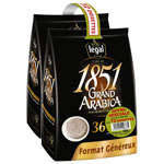 Legal 1851 grand arabica dosette x72 -500g