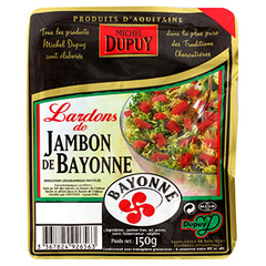 Lardons de jambon de bayonne Dupuy 150g