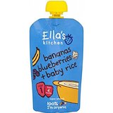 La Cuisine De Ella Bananes Biologiques , Bleuets Et De Riz De Bébé (120G)