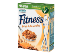 Fitness Cereales pretes a consommer, miel & amandes, Le paquet de 355g