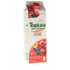 Jus fruits rouge plaisir Tropica 100% presse 1L
