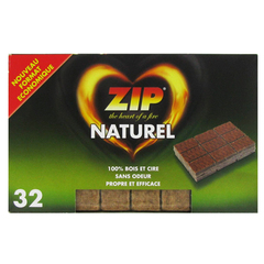 Zip, Zip naturel bloc, la boite de 32