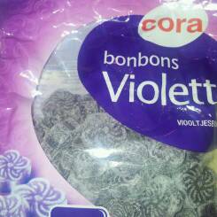 Cora bonbons violette 250g