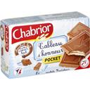 Chabrior Biscuits Pocket chocolat lait avec cœur lait la boite de 8 - 268 g