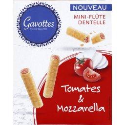 Mini-flute dentelle tomates & mozzarella