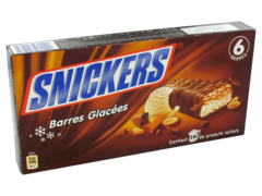 Barres glacees SNICKERS, 12 unites, 636ml