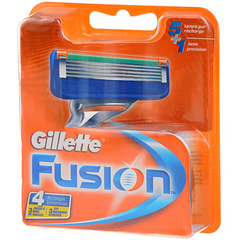 Gillette Fusion - Lames de rasoir la boite de 4