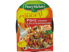 Porc rissole et riz a la Provencale Sur le Pouce FLEURY MICHON, 300g