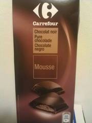 Chocolat noir fourrage mousse Carrefour
