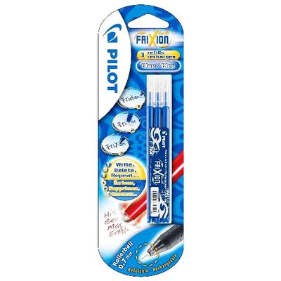 Recharge roller Frixion bleu pointe fine 0,5mm
