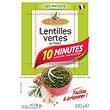 Lentilles vertes précuites 10min LE BON SEMEUR, 300g