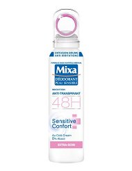 MIXA Peau Sensible Déodorant Atomisateur Anti-Transpirant 48h Sensitive Confort - Extra Soin