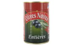 Olives noires entières 225g