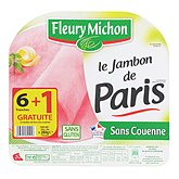 Jambon de Paris Fleury Michon A l'étouffée x6 - 280g