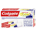 Colgate dentifrice total blancheur 2x75ml
