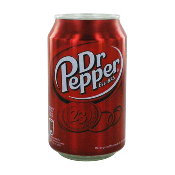 Dr Pepper Soda cola la boite de 33 cl