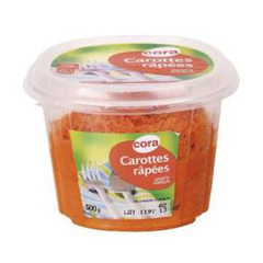 Cora carottes rapees 500 gr