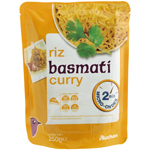 Auchan Riz basmati curry cuisson 2 minutes 250g