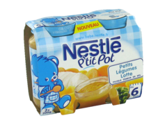 Nestle P'tit Pot Petits Legumes Lotte 2x200g