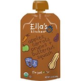 Ella's Kitchen, Aliments biologiques pour bébé, la courge musquée, carottes, pommes + pruneaux, 3.5 oz (99 g)
