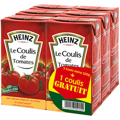 Coulis tomates Heinz Brique 5x520g