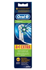 Oral-B 4 + 1 Brossettes de Remplacement CrossAction