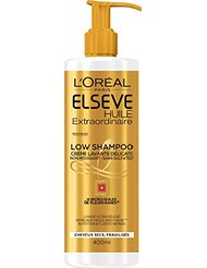 Elsève Low Shampoo Crème Lavante Nutritive pour Cheveux...