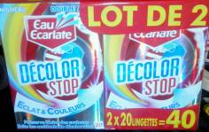 Lingettes Décolor Stop anti décoloration éclats & couleurs Eau Ecarlate
