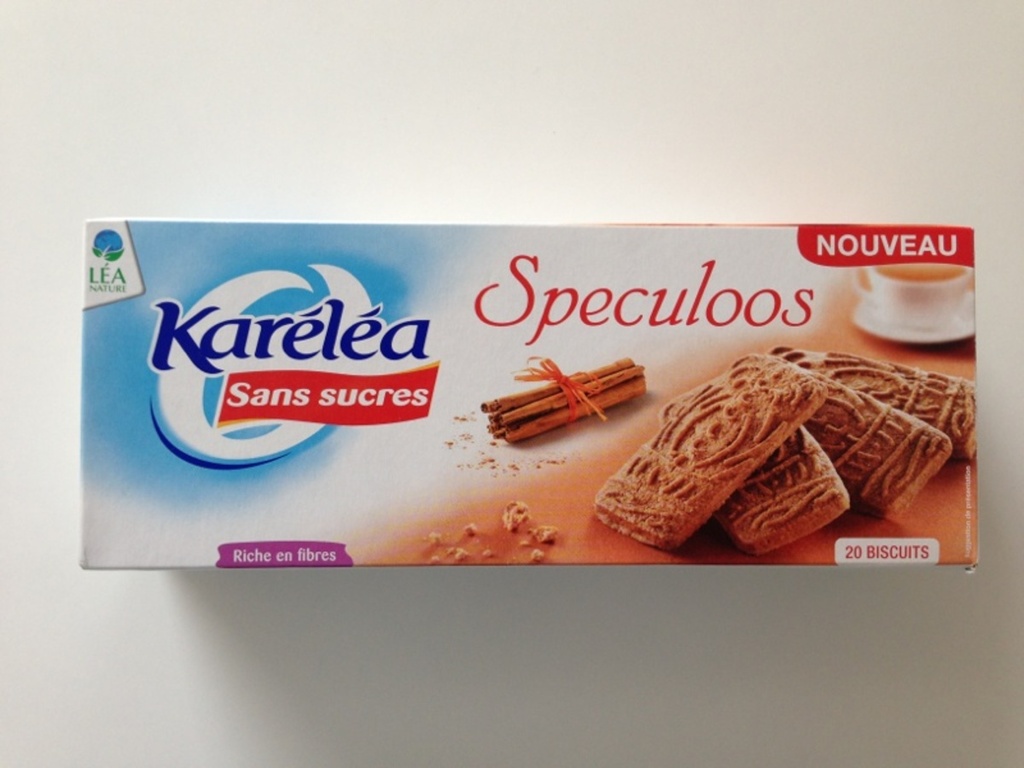 Spéculoos sans sucre KARELEA, 20 biscuits, 250g