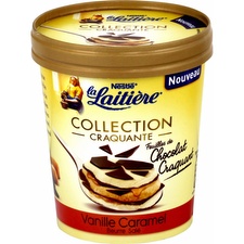 Crème glacée vanille caramel La Laitière