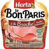 Jambon Paris broche HERTA, 4 tranches de 140g