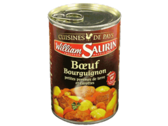 Boeuf bourguignon aux pommes de terre et carottes WILLIAM SAURIN, 400g