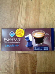 Capsules Espresso décaféiné, 10 capsules 50g