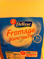 Fromage blanc Delisse Sucre 8x100g